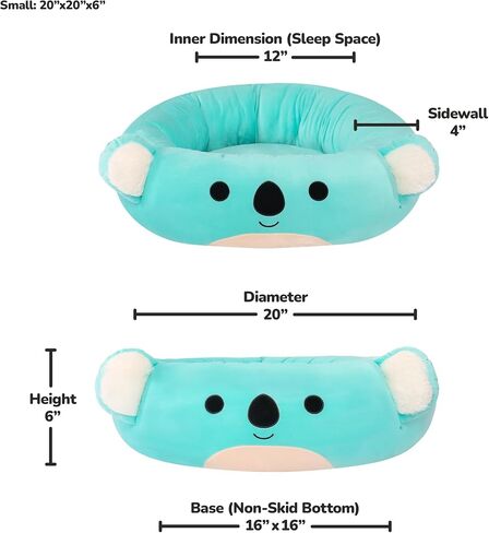 Squishmallows Original 30-Inch Cam The Calico Cat Pet Bed - Large Ultrasoft Official Jazwares Plush Pet Bed in Saudi Arabia