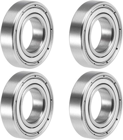 uxcell S695ZZ Deep Groove Ball Bearings 5mm x 13mm x 4mm Double Shielded Stainless Steel 4pcs in Saudi Arabia