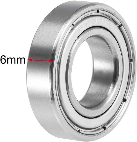 uxcell S695ZZ Deep Groove Ball Bearings 5mm x 13mm x 4mm Double Shielded Stainless Steel 4pcs in Saudi Arabia