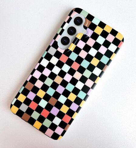 Qokey for Galaxy S23 Plus Case - Sparkle Bling Floral Design Scratch-Resistant Clear Anti-Yellowing Shell Military-Grade Shockproof Protection Soft-Touch & Slim Lightweight Cover (Pink Flower) in Kuwait