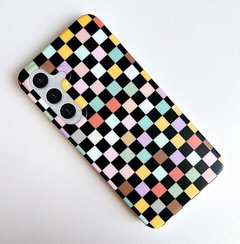 Qokey for Galaxy S23 Plus Case - Sparkle Bling Floral Design Scratch-Resistant Clear Anti-Yellowing Shell Military-Grade Shockproof Protection Soft-Touch & Slim Lightweight Cover (Pink Flower) in Kuwait