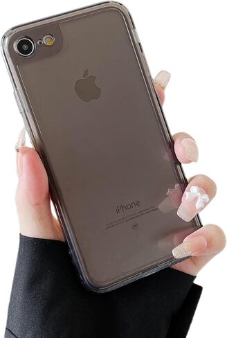 ZTOFERA Case for iPhone 16 Pro 6.3 inch,Clear Soft Silicone Bumper Protective Retro Color Transparent Case - Green in Kuwait