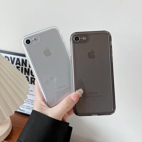 ZTOFERA Case for iPhone 16 Pro 6.3 inch,Clear Soft Silicone Bumper Protective Retro Color Transparent Case - Green in Kuwait