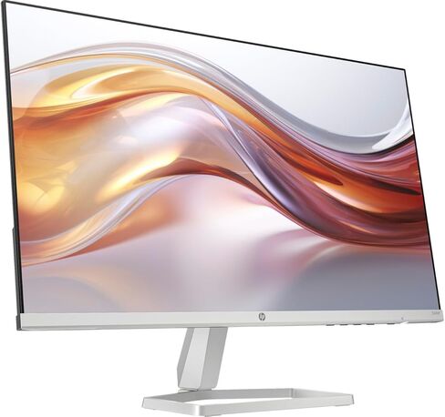 شاشة HP 24 بوصة FHD IPS (1920x1080) مع حزمة مكبرات الصوت مع Docztorm Dock، معدل تحديث 100 هرتز، 1x HDMI، VGA، خالية من الوميض، مضادة للتوهج، مثالية للمنزل والأعمال، أبيض/فضي (2024 أحدث طراز) in Saudi Arabia
