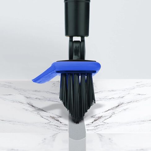 2 في 1 Floor Scrub Brush Brush مع مقبض طويل 57.8 بوصة ، و 120 درجة قابلة للدوار ، فرك فرك الجص ، وفرشاة زاوية على شكل حرف V حتى يصعب الوصول إلى المناطق (Orange) in Kuwait