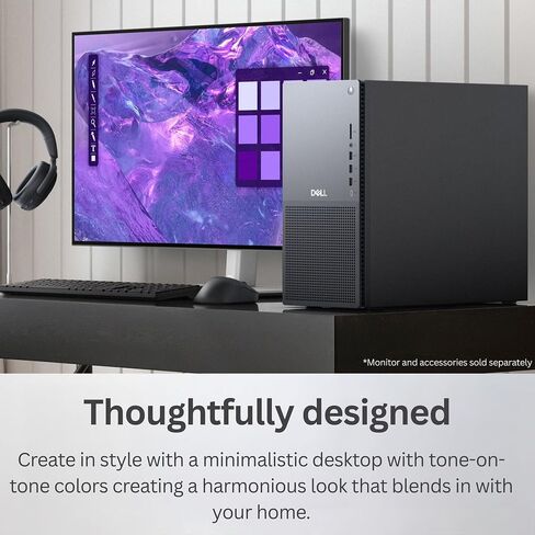 Dell Tower Plus EBT2250 Desktop Computer - Series 2 Intel Core Ultra 9 285 24-Core CPU up to 5.6 GHz, 64GB DDR5 RAM, 512GB NVMe SSD, NVIDIA GeForce RTX 4060 Ti 8GB GDDR6, Windows 11 Pro, Graphite in Saudi Arabia