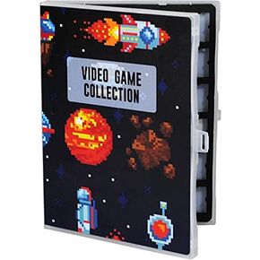 UniKeep Game Case for Nintendo Switch Cartridges - Holds 60 Games Securely in Foam (8 bit)