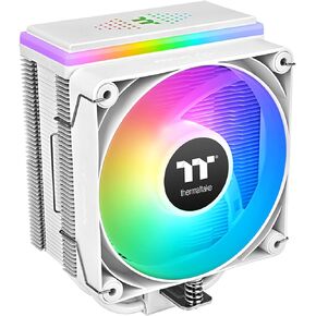 Thermaltake ASTRIA 400 ARGB CPU Cooler; 6 Copper Heat Pipes; 120mm PWM Fan; 500~1800RPM; Single Tower; Intel/AMD; 230W TDP; White; CL-P138-CA12SW-A