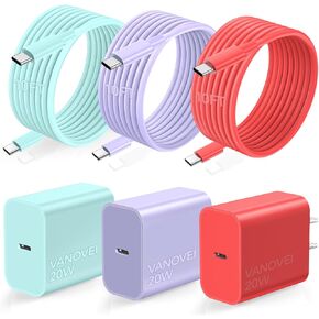 Compatible with iPhone 16 15 Charger Fast Charging,60W 10FT Extra Long USB C Cable with 20W Type C Charger Block Compatible with iPhone 16 Pro Max/16 Pro/16 Plus/15 Pro/15 Pro Max/15 Plus/15,S24/S23