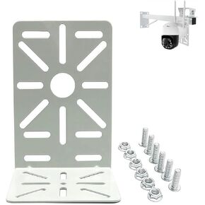 L-Shape Dome Camera Bracket Adapter,Universal Steel Vertical Ceiling Wall Mount Bracket Holder Wall Ceiling Mount Bracket for CCTV Surveillance Security Camera