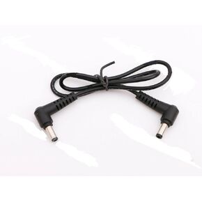 5.5/2.5mm DC Power Cable 1.6ft for BMCC, Male to Male Right Angle Power Cable for BLACKMAGIC BMCC Camera