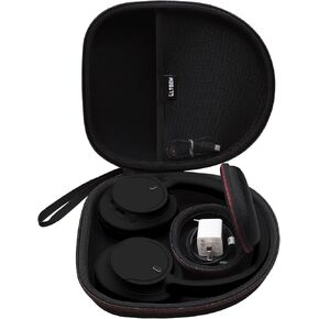 LTGEM Case Compatible with Sony WH-CH720N / WH-CH520 Noise Canceling Headphones with Removable Accessory Case, Black