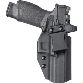 IWB Kydex Holster for Springfield Echelon 4.5 Full Size, Optic Cut Open Carry, Balck