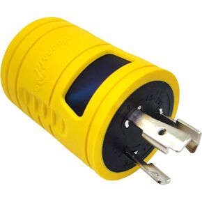 Parkworld 884876 20 AMP Power Adapter 3-Prong Generator Locking L5-20P Male to 5-20R Female (Also for 5-15R)