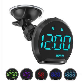 عداد السرعة GPS Digital GPS ، يتجه إلى السيارات مع MPH MPH ، KM/H ، Compass ، الوقت ، تنبيه قيادة التعب ، إنذار السرعة ، تعديل السطوع ، شاشة HUD لجميع المركبات (G13)