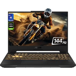 ASUS TUF F15 Gaming Laptop, Intel i5-12500H, 64 GB DDR4 RAM, 1 TB PCle SSD, 15.6" FHD (1920x1080) 144Hz Display, Nvidia G-Force RTX 3050, 1-Zone RGB Keyboard, W11 Home, Mecha Gray