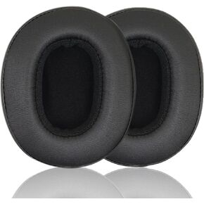 Replacement Ear Pads Compatible with Skullcandy Crusher Wireless/Crusher360/Hesh3/Hesh ANC/Hesh Evo/Venue ANCheadphones, Akkiv Replacement Ear Pads Made of Protein Leather and Memory Foam (Black)
