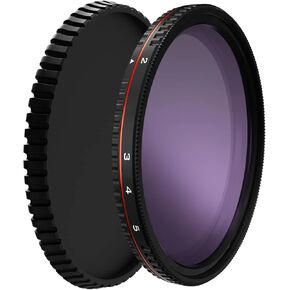 Freewell 82mm Threaded Hard Stop Variable ND Filter Standard Day 2 to 5 Stop + VND Back Cap