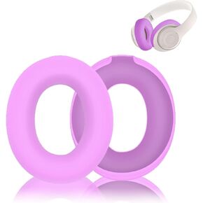 Aiivioll Studio Pro Silicone Earpads Covers for Beats Studio Pro Headphones, Sweat Headphone Case Covers for Beats Studio Pro Accessories, Washable & Sweat Proof Ear Pads Cover（Black）