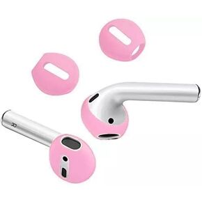 Zotech 4 Pack Silicone Covers Compatible with Apple Earpods and Airpods 1 & 2 (Clear)