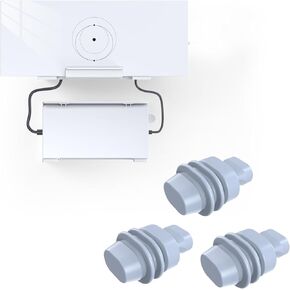 Starlink Gen 3 White Wall Mount and Silicone Port Covers Set, 2 in 1 Starlink Holder for Gen 3 Mesh Router and Power with Weather-Resistant Port Covers, Compatible with Starlink Gen 3, Standard, Enter