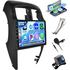 Android Car Stereo for Nissan Versa Sedan 2015 2016 2017 2018 2019 with CarPlay Android Auto 26UI 2GB+64GB