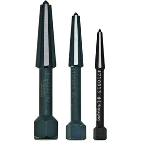 KNIPEX Rennsteig - Screw Extractor Double Edged Set 3 Parts (Size 1-3 In Plastic Tube) (9R4719033)