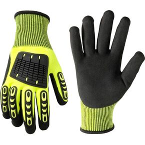 Wells Lamont mens 589 Work Gloves, Yellow, X-Large US