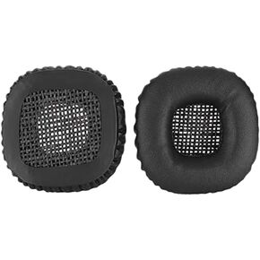 Major II Ear Pads Replacement Protein Leather Ear Cushion Pads Compatible with Marshall Major 2 Wireless On-Ear Headphones Sponge Sleeve Earmuff 1Pair Black