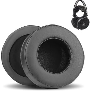 OKCSC Replacement Earpads Cushions for ATH-R70X/AKG/PGILIPS/SENNHEISER Headphones, Ear Pads with Memory Foam Ear Cushions, Softer Leather (Black)