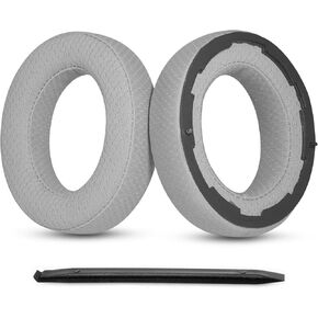 Ear Pads Cushions Replacement Pad Compatible with Focal Bathys High Fidelity Bluetooth Noise Cancelling Headphones Earpads Parts (Gray MF)