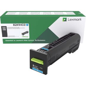 Lexmark 82K1HC0 CX820 Cyan High Yield Return Program Cartridge Toner
