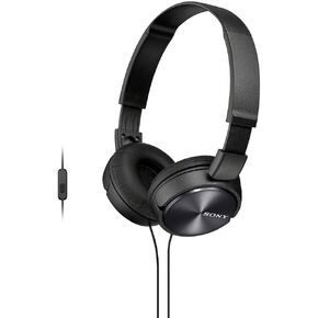 Sony Foldable Headphones with Smartphone Mic and Control - Metallic Black