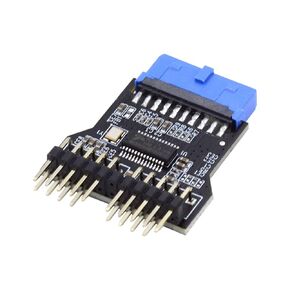 CY Motherboard 19pin USB 3.0 Header 1 to 2 USB2.0 9Pin Female Extension HUB Connector Adapter Port Multilier