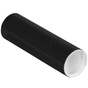 Aviditi Blue Mailing Tubes with Caps, 2 Inch x 6 Inch, Pack of 50, for Shipping, Storing, Mailing, and Protecting Documents, Blueprints and Posters