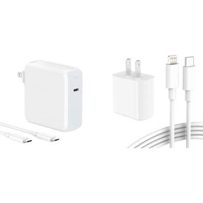 96W USB C Power Adapter + 20W USB C to L Charger