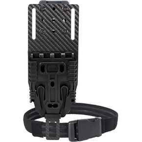 Drop Leg Holster Adapter Platform for QLS Kit- Modular Belt Holster Adapter, Adjustable Thigh Leg Strap System for Tactical Police Gear