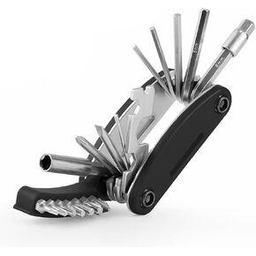 دراجة Multitool ، 21 في 1 مجموعة إصلاح الدراجات الصلب الكربوني مع بت مفك البراغي ، سداسية ، وجع ، رافعات الإطارات