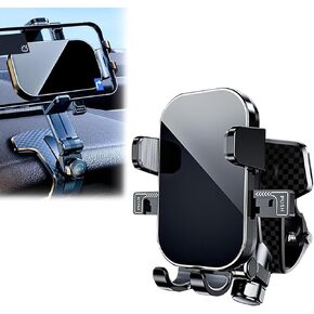 Dashboard Cell Phone Holder for Your Car, Car Phone Holder Mount, 360° Rotating Dashboard Phone Holder, One-Hand Pickup Placement Design Navigation Bracket, Cell Phone Accessory (Black)