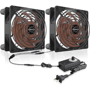 120mm Cooling Fan with AC Plug,High Speed 2500 RPM Low Noise,Cooling for Receiver,Raspberry, PlayStation, Game Consoles, Fiber Modem, Internet Gateway,Cabinet(Light Gray,1PCS) in Kuwait