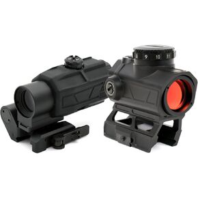 AT3 ™ Alpha + Delta Green Dot Kit - يشمل Green Dot Sight و 3x Mashifier