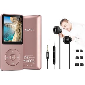 AGPTEK16GB MP3 Player with Noise Isolating Sleep Earbuds