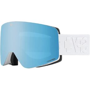 Spy Marauder 3100000000249 Matte White Happy Boost Bronze Happy Blue Spectra Mirror / Happy Boost LL Gray Green Red Spectra Mirror Snow Goggles for Men for Women + BUNDLE With Designer iWear
