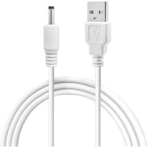 Hatch Rest Sound Machine Power Cord 2-Pack 5V 1A Replacement Charging Cables, 4.9FT Length, USB to DC Power Cable for Hatch Baby, Hatch Rest, Hatch Mini, Hatch Rest Go, Portable Sound Machines