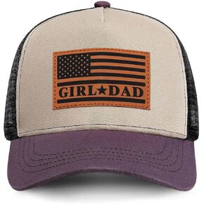 Girl Father Daddy Gifts Dad Hats for Men, Adjustable Dad Trucker Hat, Fathers Day Birthday Gifts from Daughter