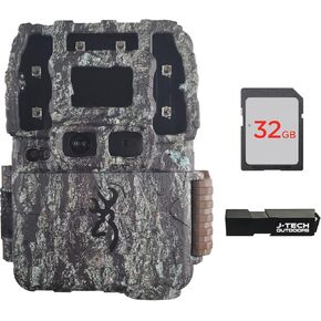 Browning Strike Force Pro DCL Nano Trail Game Camera Bundle Includes 32GB Memory Card and J-TECH Card Reader (26MP) | BTC5DCLN