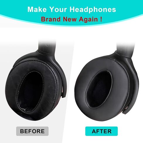 HD 4.50BT Replacement Ear Pads - Mesh Earpad Cushions for Sennheiser HD 4.50 BT HD4.50BTNC HD4.40BT HD 4.30G HD 4.20S HD 458BT and More Headphones - HD 450BT Ear Cups (Black) in Saudi Arabia