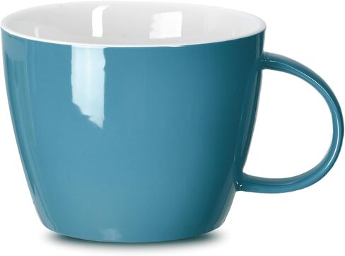 30 oz 900ml Large Coffee Mug Ceramic Jumbo Soup Bowl with Handle Cereal Mugs, Big Coffee Cup for Latte, Cappuccino, Cocoa, Hot Chocolate, Milk, Tea, Breakfast Mulled Drinks, White in Kuwait