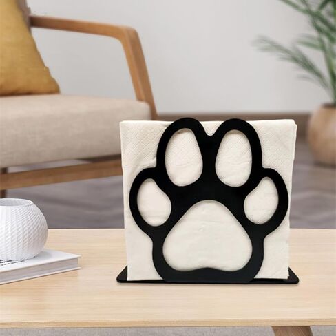 حامل مناديل للطاولة، حامل مناديل معدني أسود مقطوع وحوامل مناديل واقفة للمطبخ، المقهى، المطعم، المزرعة، غرفة الطعام. (قطة) in Kuwait