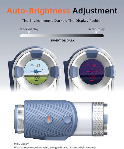 T100 Golf Rangefinder مع منحدر، 800 ياردة جولف Range Finder مع قفل العلم، Max N52 جهاز تحديد المدى بالليزر المغناطيسي الصناعي مع تكبير 6X ووضع المسح الضوئي، IPX4 مقاوم للماء، سبائك الألومنيوم in Kuwait